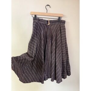 Vintage Handmade Rockabilly Skirt 27" Waist Full Circle 60s Western Rodeo